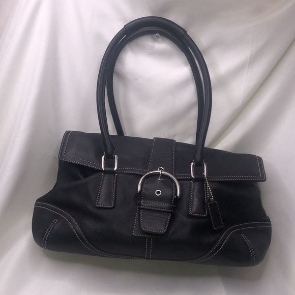 Coach Soho Hamptons flap satchel Leather bag - Picture 1 of 10